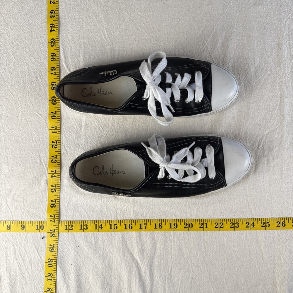 Cole Haan Grand 360 Mens Size US 10 M Leather Black Sneakers Classic Preppy Shoe